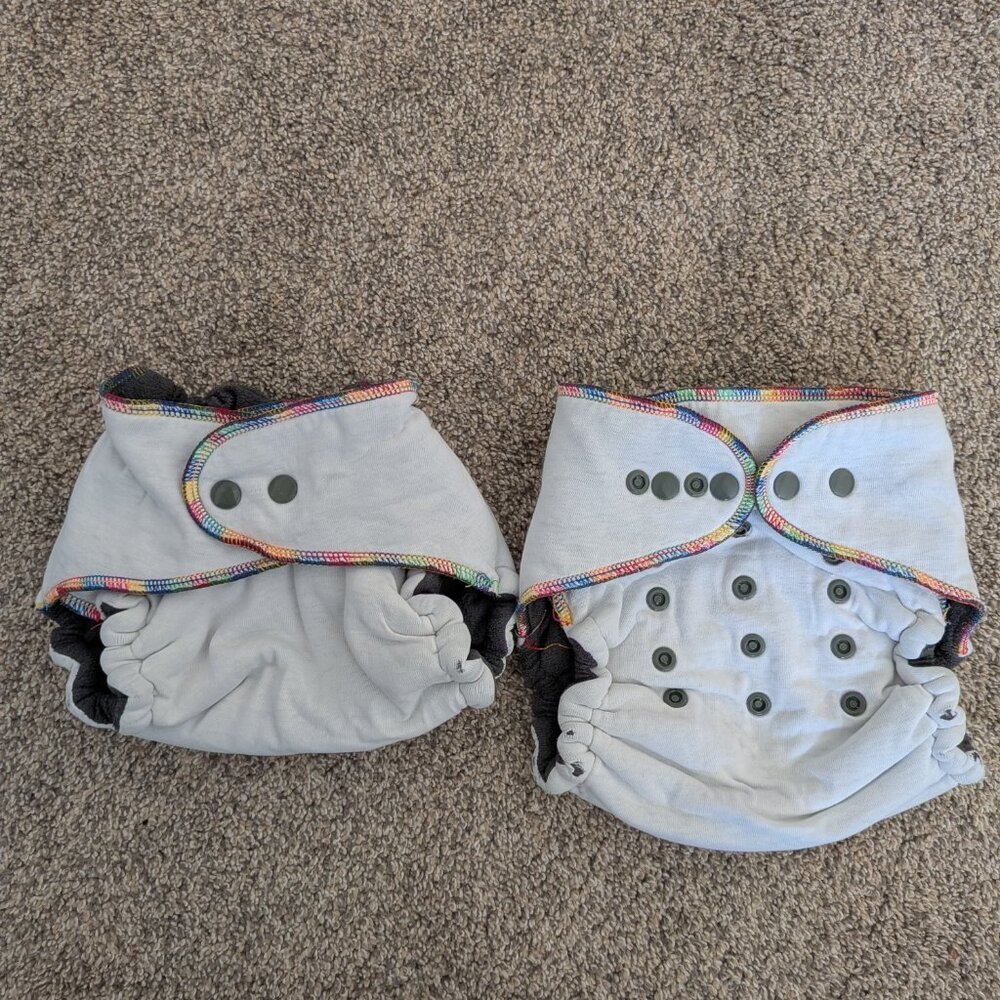 Workhorse Style Fitted Diapers +1 Cover - Picture 2 of 4